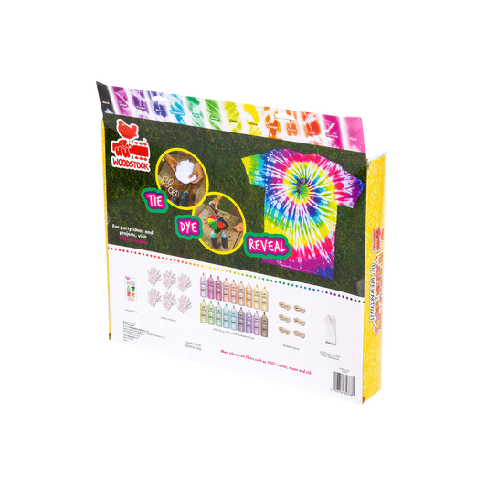 Woodstock Peace & Love Tie Dye Party Kit