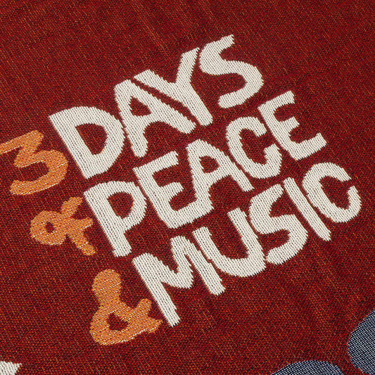 Woodstock Logo Throw Blanket