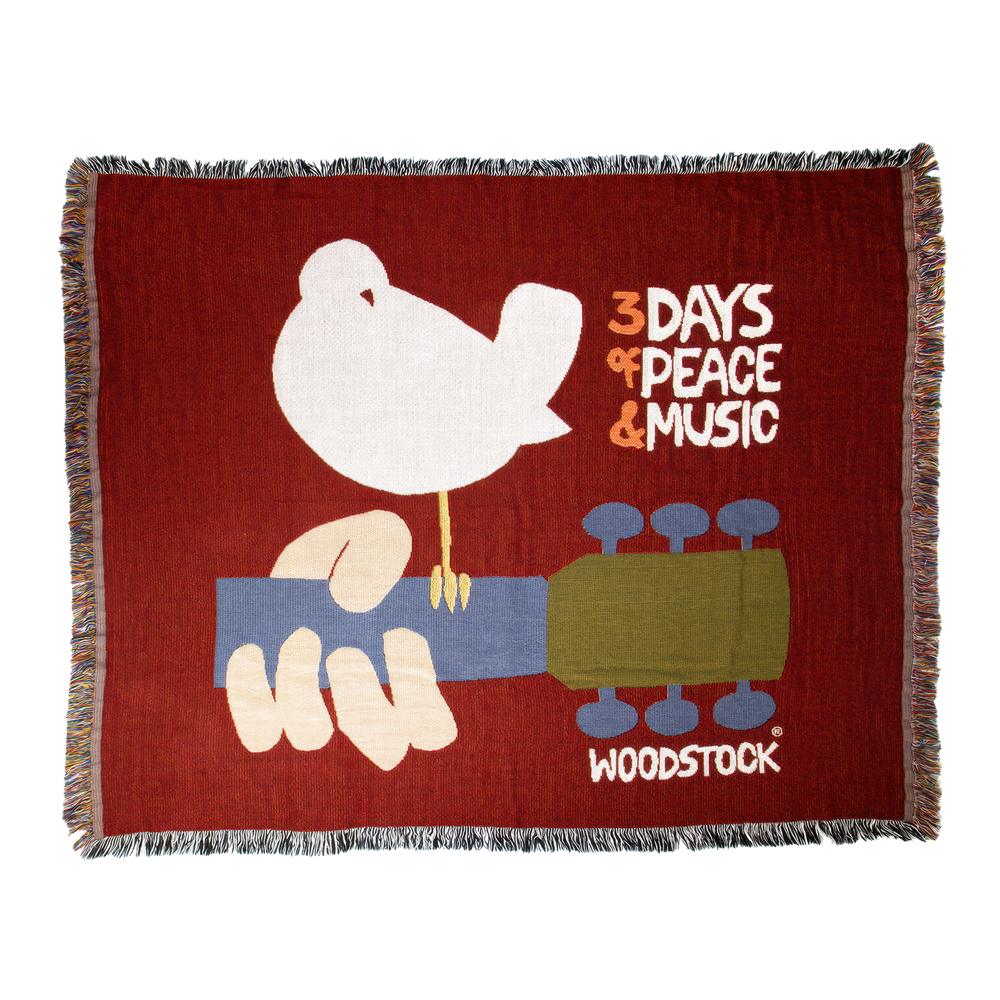 Woodstock Logo Throw Blanket