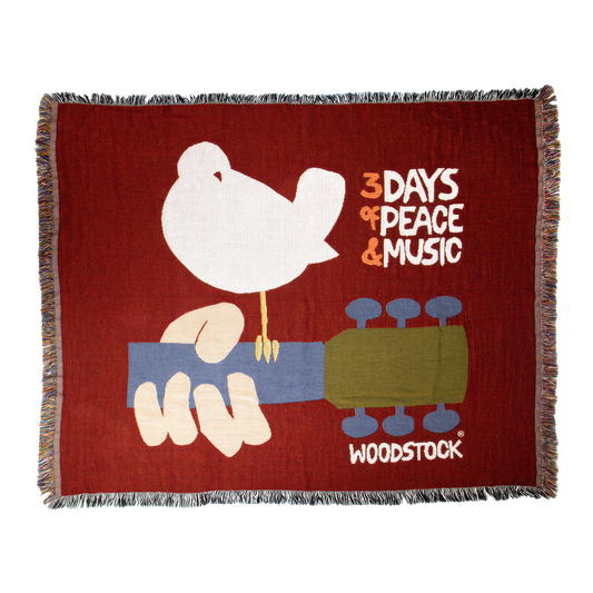 Woodstock Logo Throw Blanket