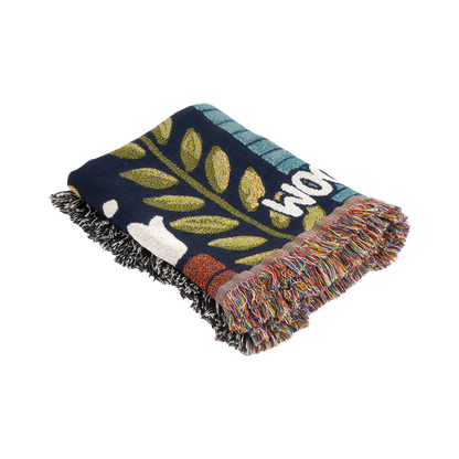 Woodstock Garden Throw Blanket