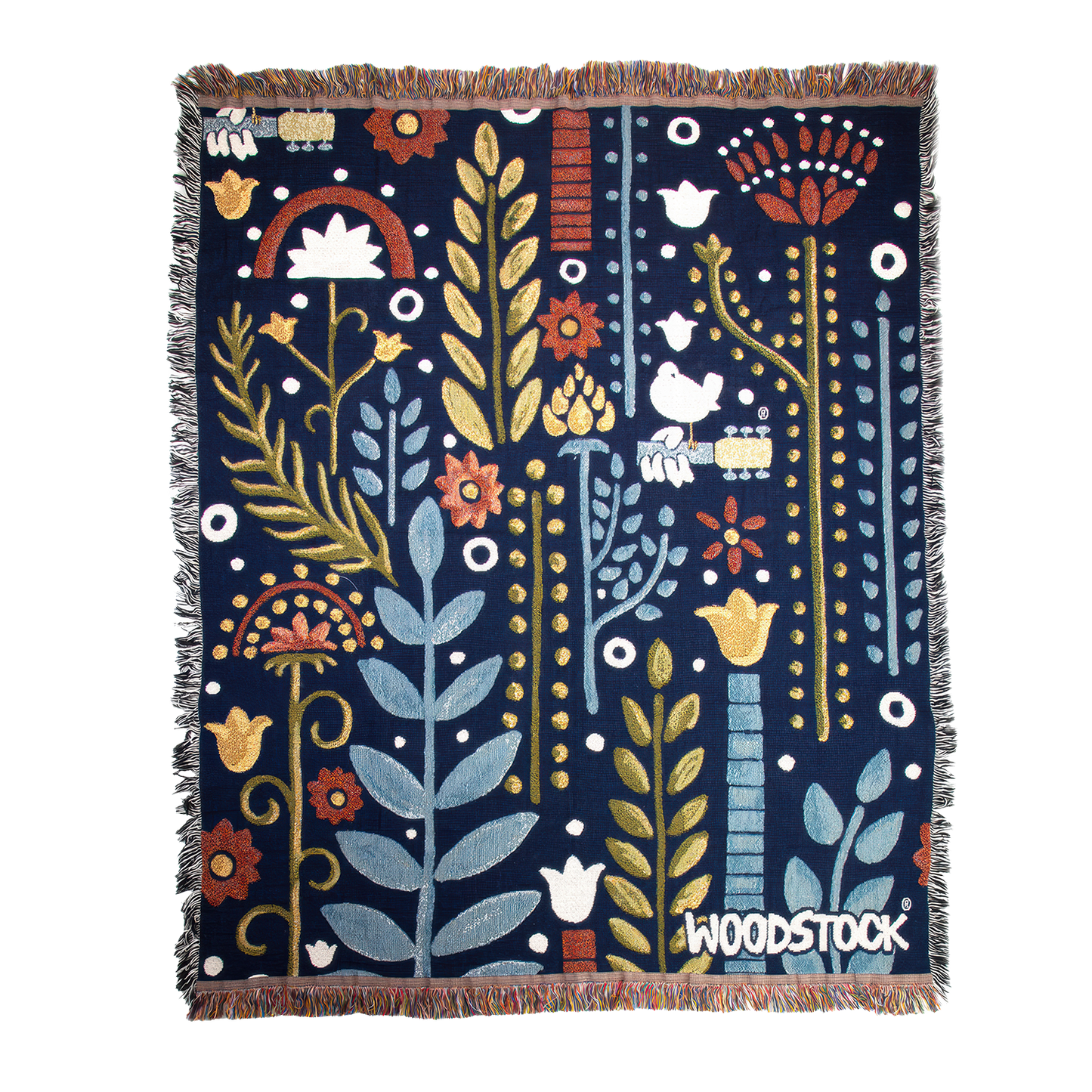 Woodstock Garden Throw Blanket