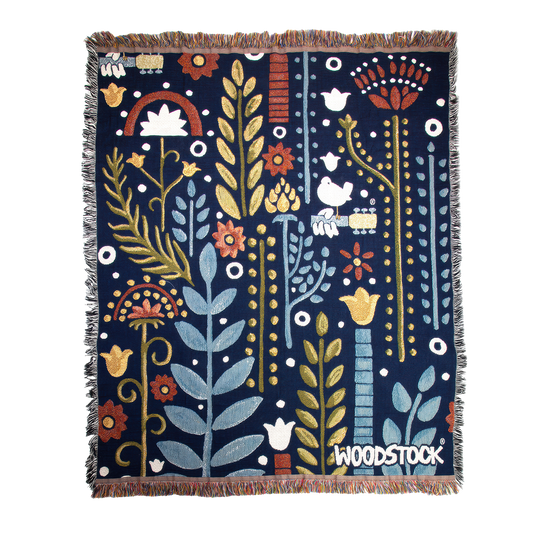 Woodstock Garden Throw Blanket