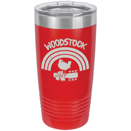 Rainbow Logo Laser Etched Polar Camel Travel Mug