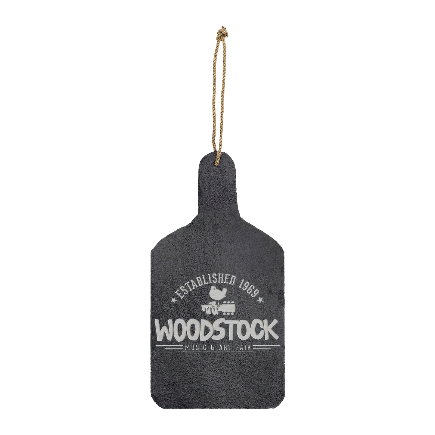 Established 1969 Laser Engraved Paddle Slate Cutting Board