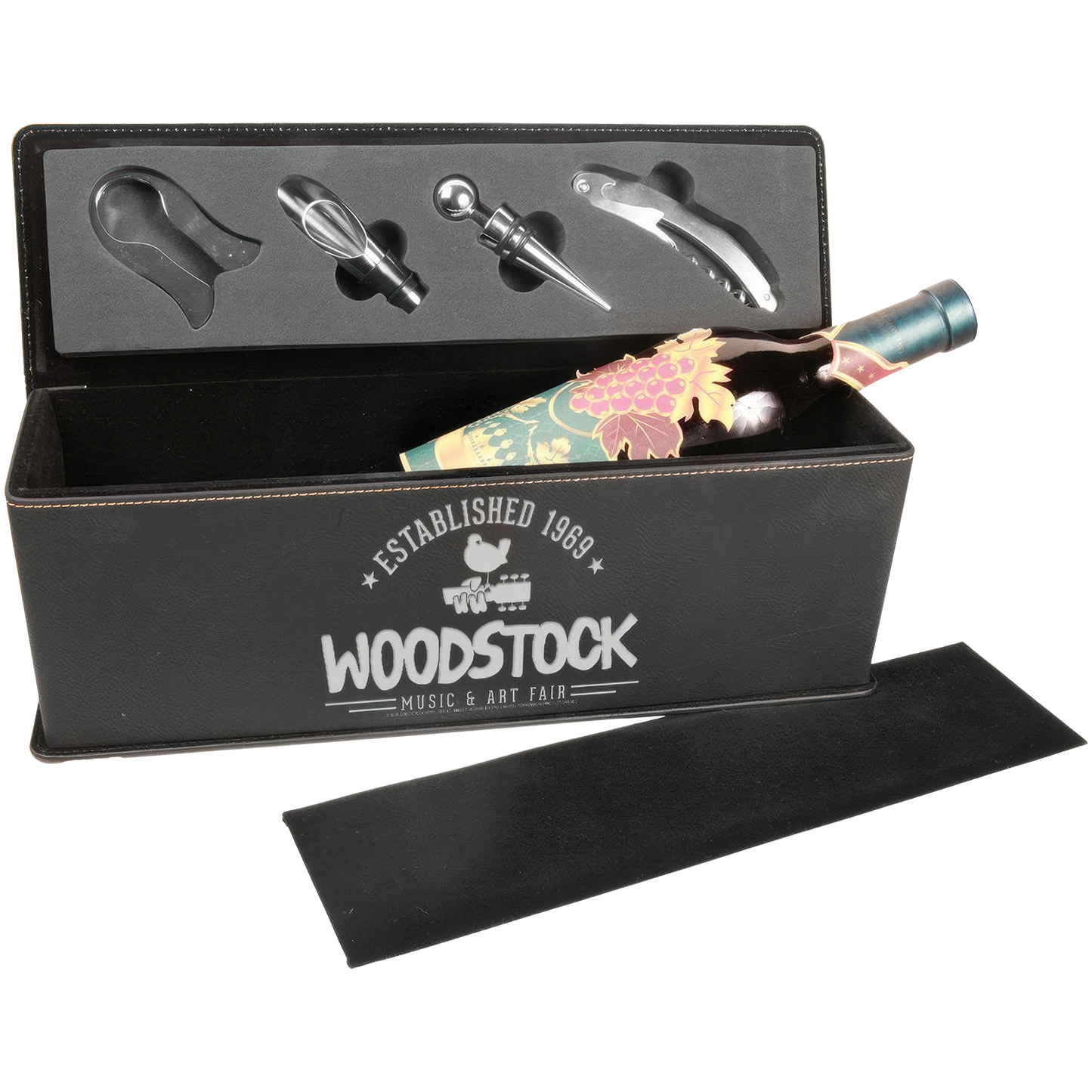 Established 1969 Laser Engraved Wine Box Gift Set