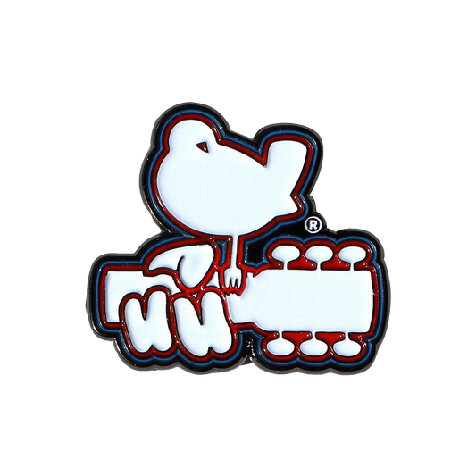 Woodstock Dove on Guitar Pin