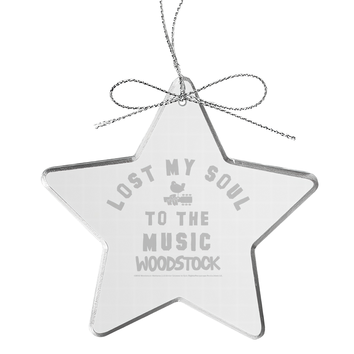 Soul Star Laser-Etched Glass Ornament