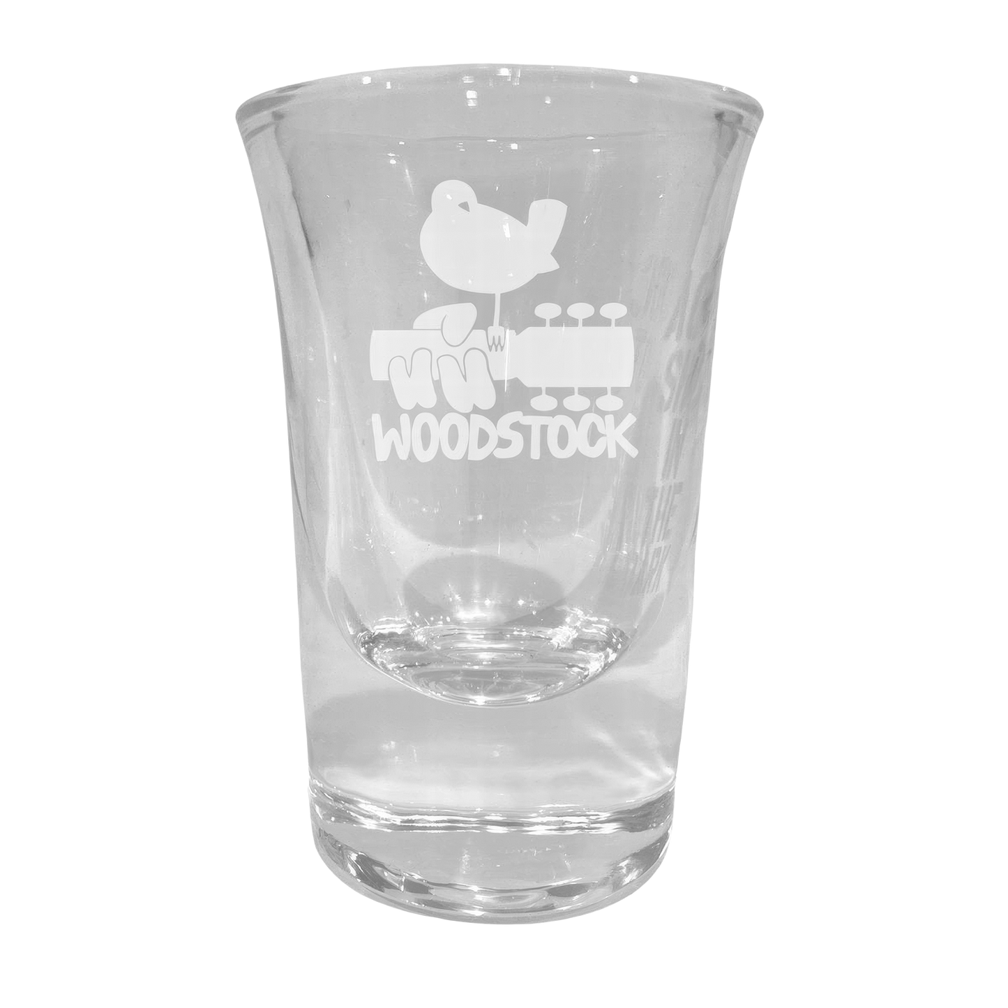 Dove Logo Laser Engraved Shot Glass