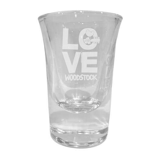 Love Laser Engraved Shot Glass