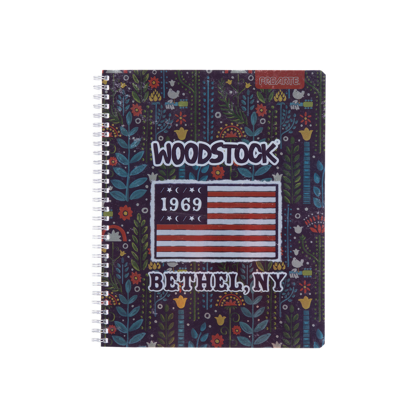 Woodstock 1969 Flag Notebook