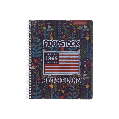 Woodstock 1969 Flag Notebook