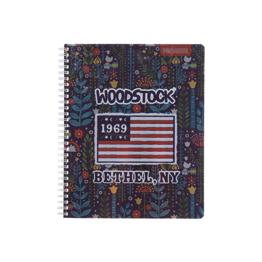 Woodstock 1969 Flag Notebook