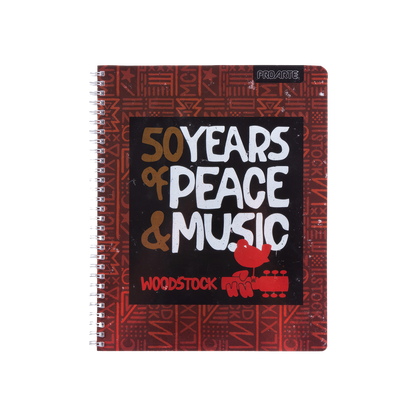 Woodstock 50 Years Notebook