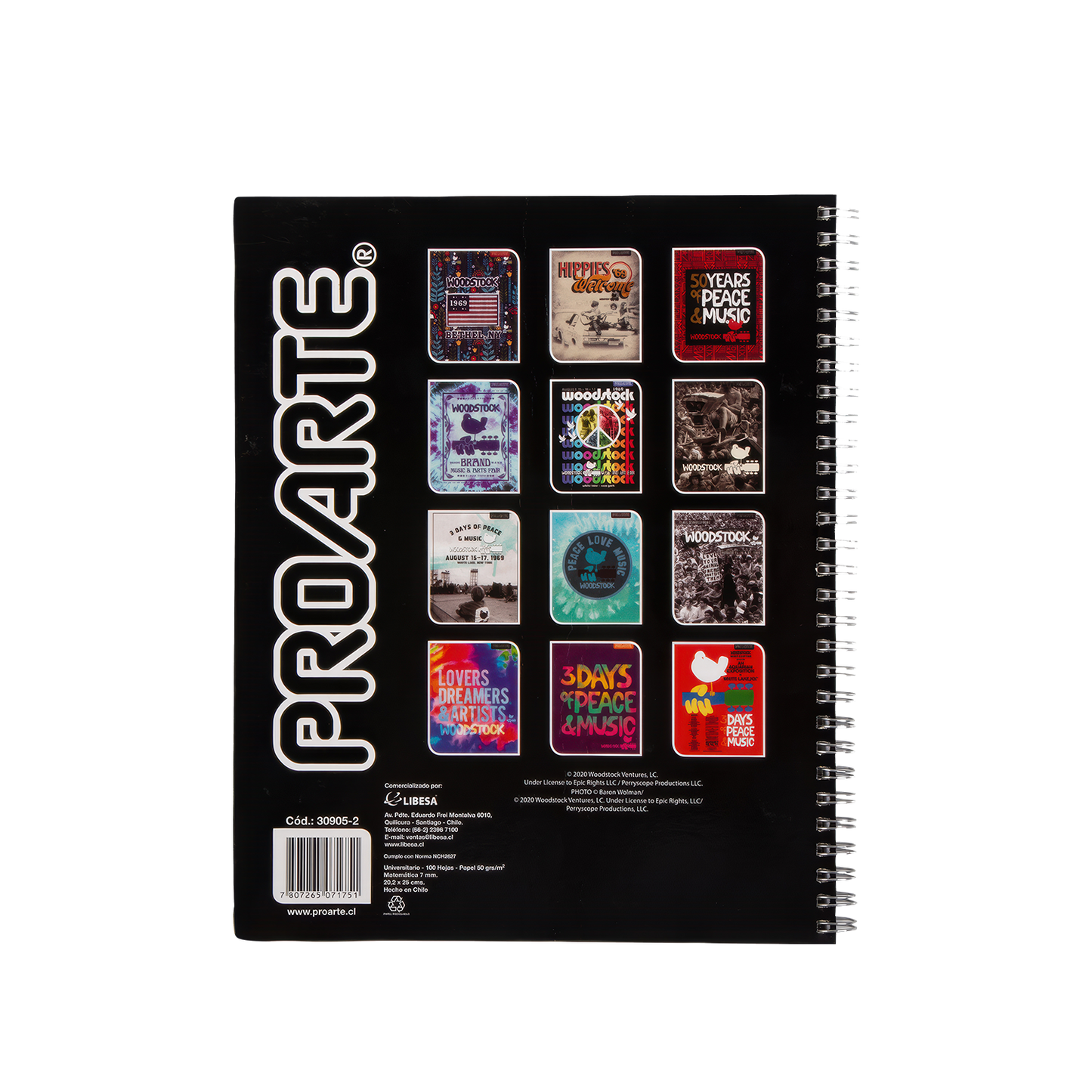 Woodstock Crowd & Camera Notebook