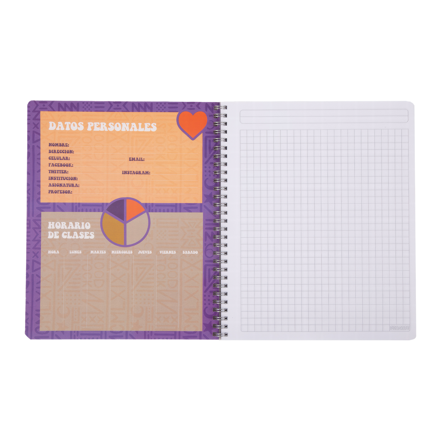 Woodstock Floral Peace Sign Notebook