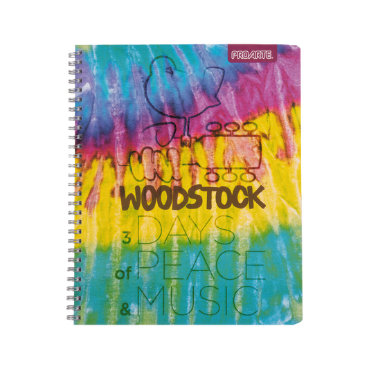 Woodstock Faded Tie Dye Notebook