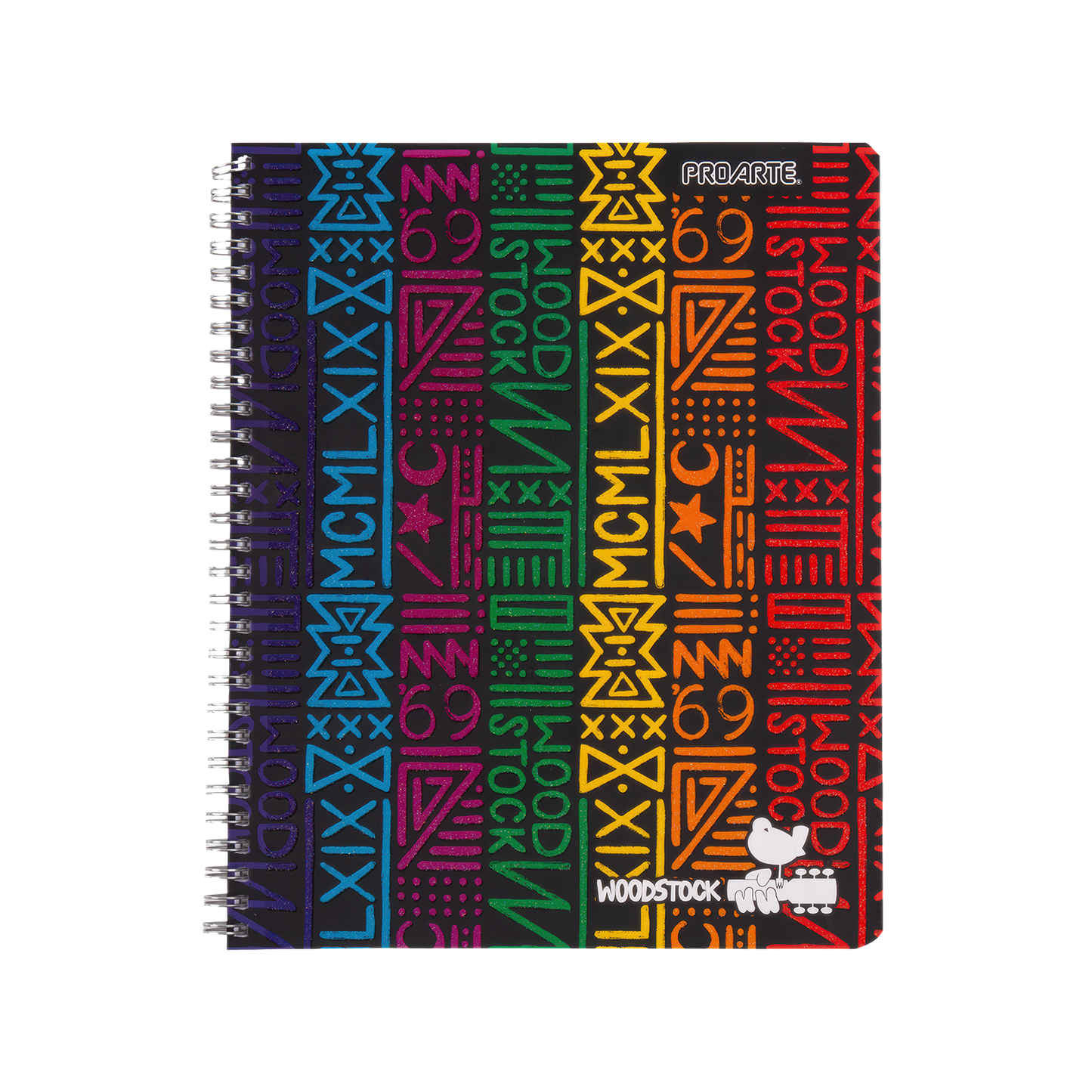 Woodstock Vertical Rainbow Notebook