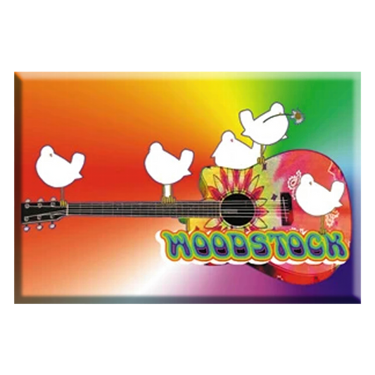 Woodstock Guitar 2.5"x3.5" Magnet