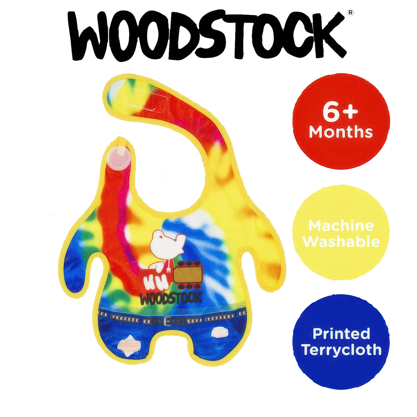 Woodstock Baby Bib