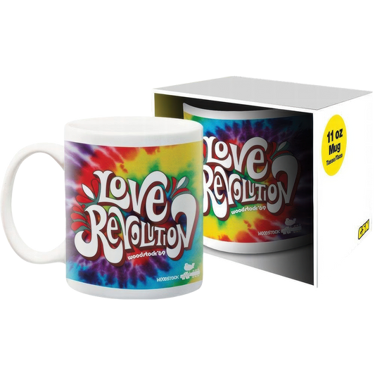 Woodstock Love Revolution 11oz Boxed Mug