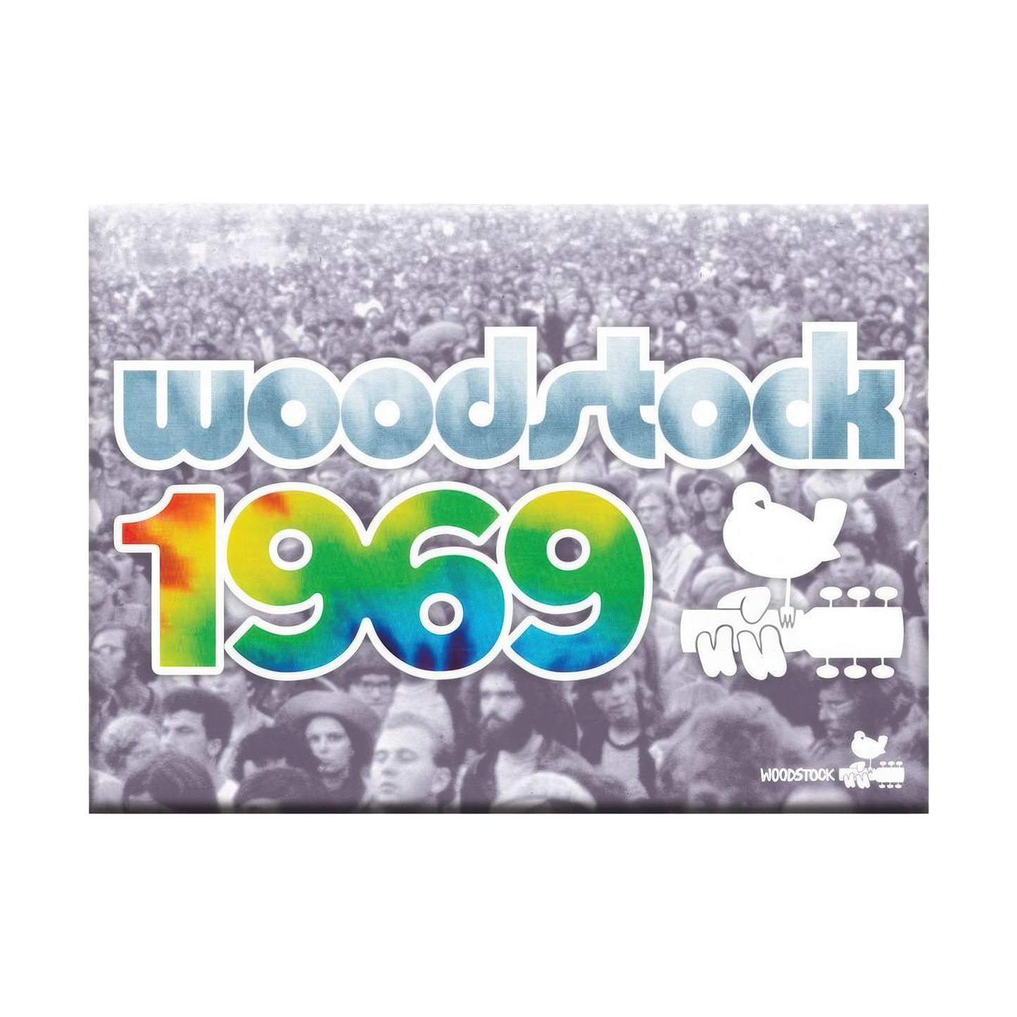 Woodstock Crowd 2.5" x 3.5" Flat Magnet