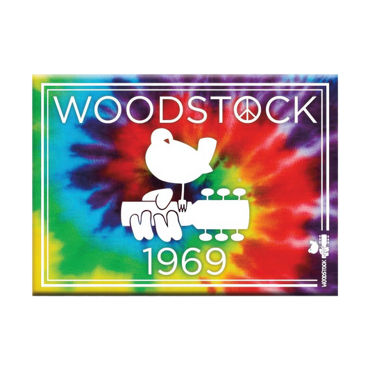 Woodstock Tie Dye 2.5" x 3.5" Flat Magnet