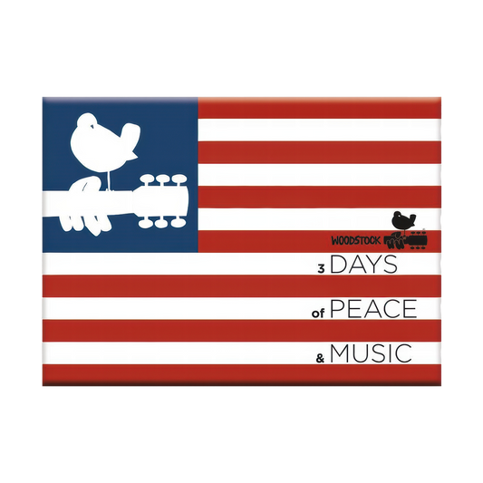 Woodstock Flag 2.5" x 3.5" Flat Magnet