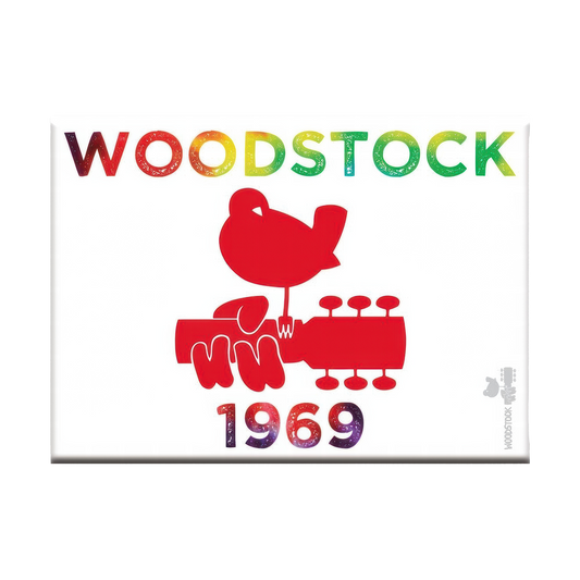 Woodstock Tie Dye Dove 2.5" x 3.5" Flat Magnet
