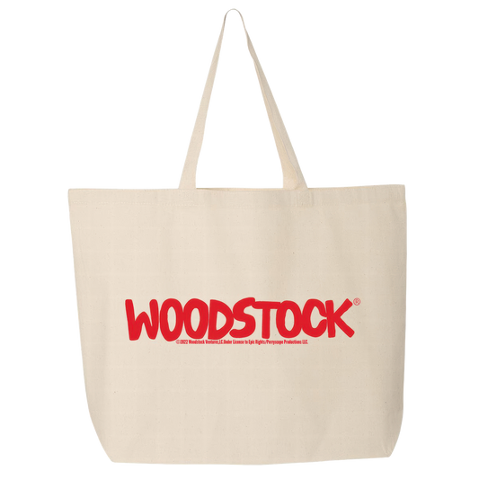 Red Logo Tote Bag