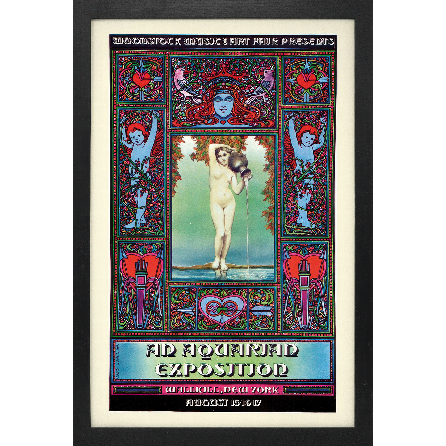 Woodstock - Aquarian Exposition 11x17 Framed Print