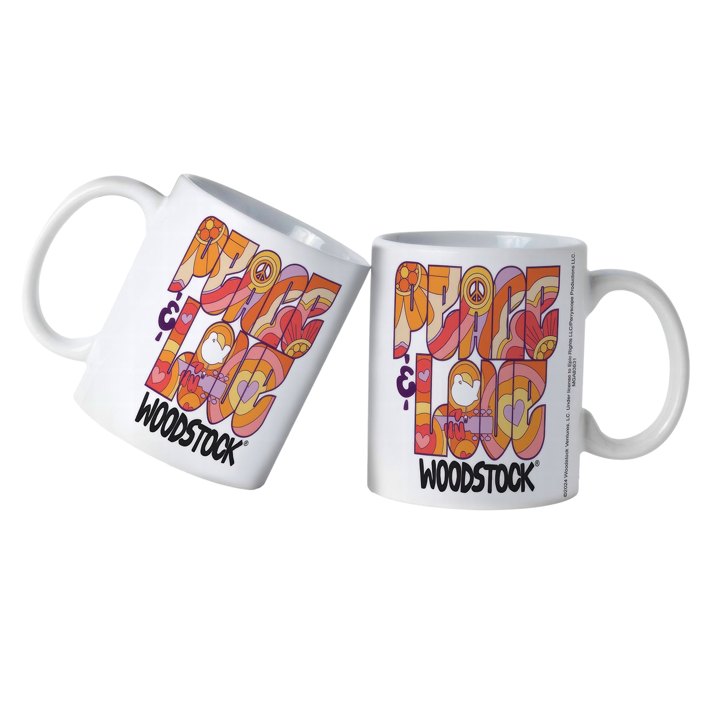 Woodstock Peace and Love Mug