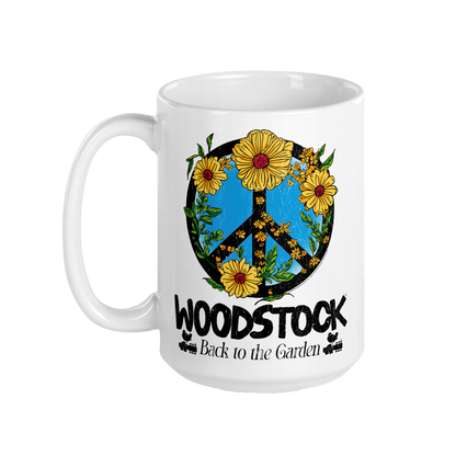 Back to the Garden Peace Sign Mug