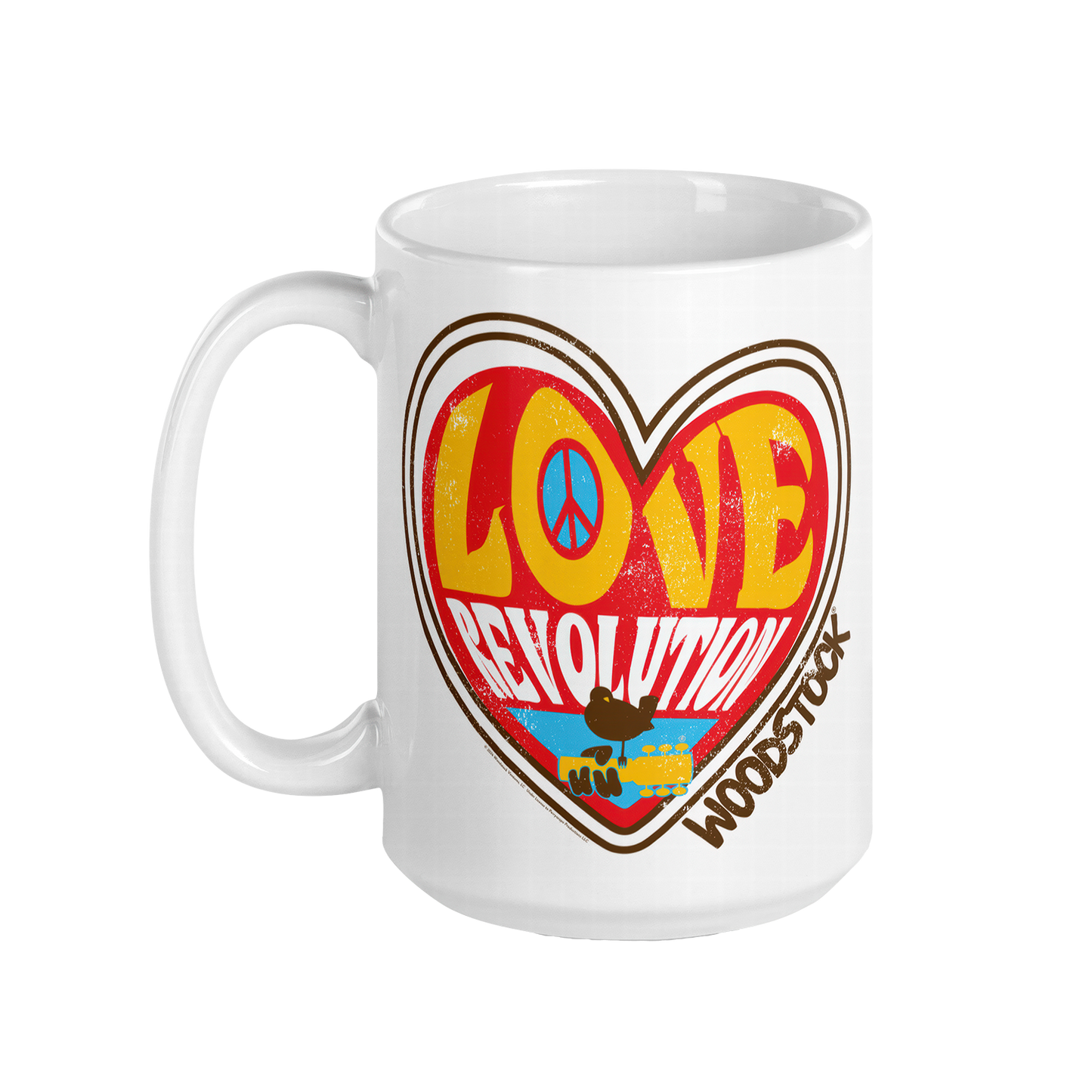 Love Revolution Heart Mug