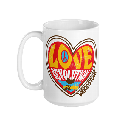 Love Revolution Heart Mug