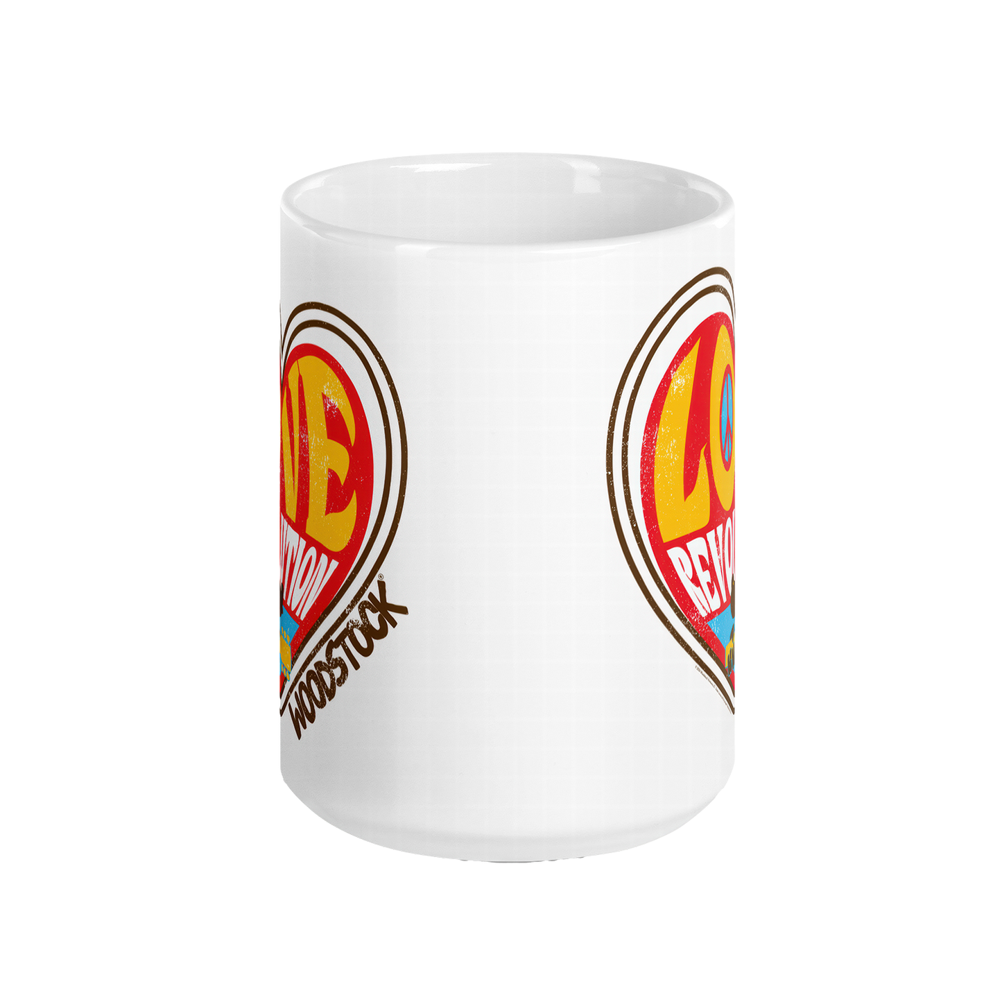 Love Revolution Heart Mug
