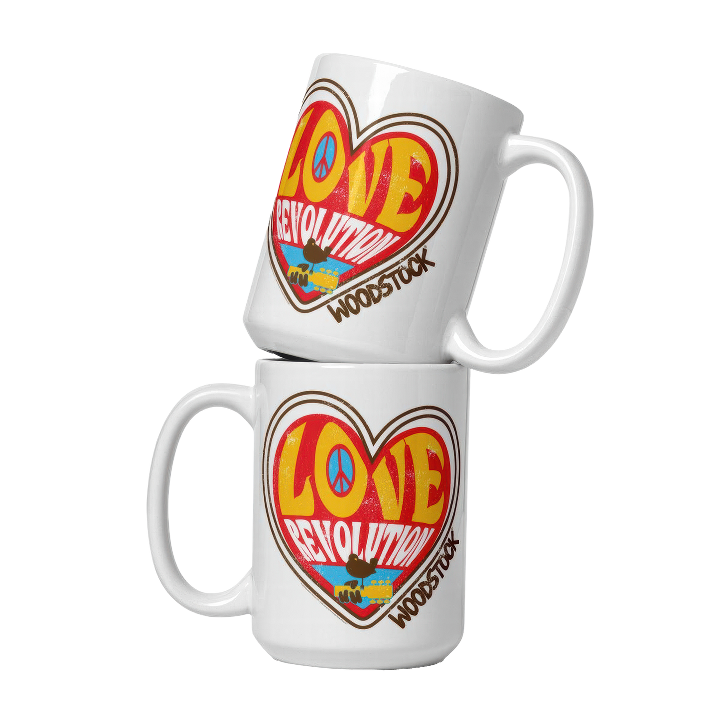 Love Revolution Heart Mug