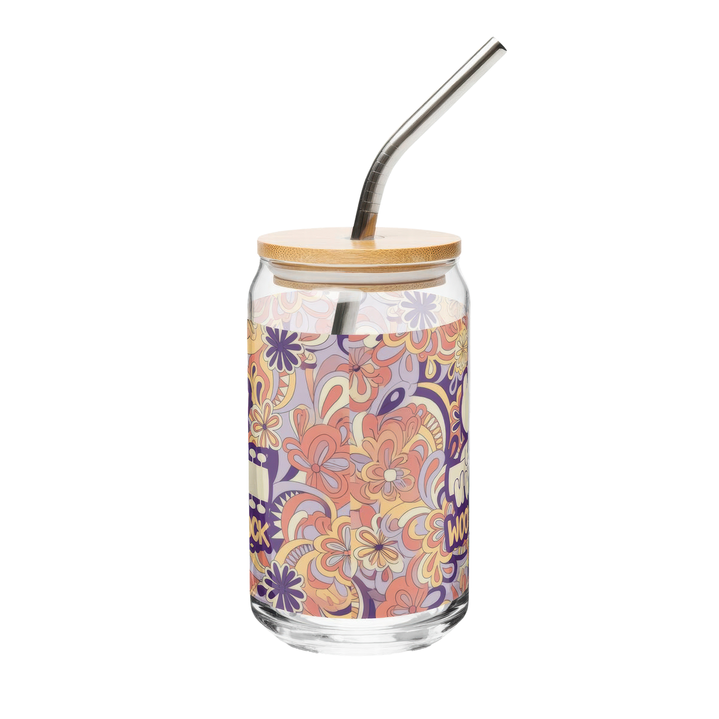 Woodstock Paisley Glass Cup
