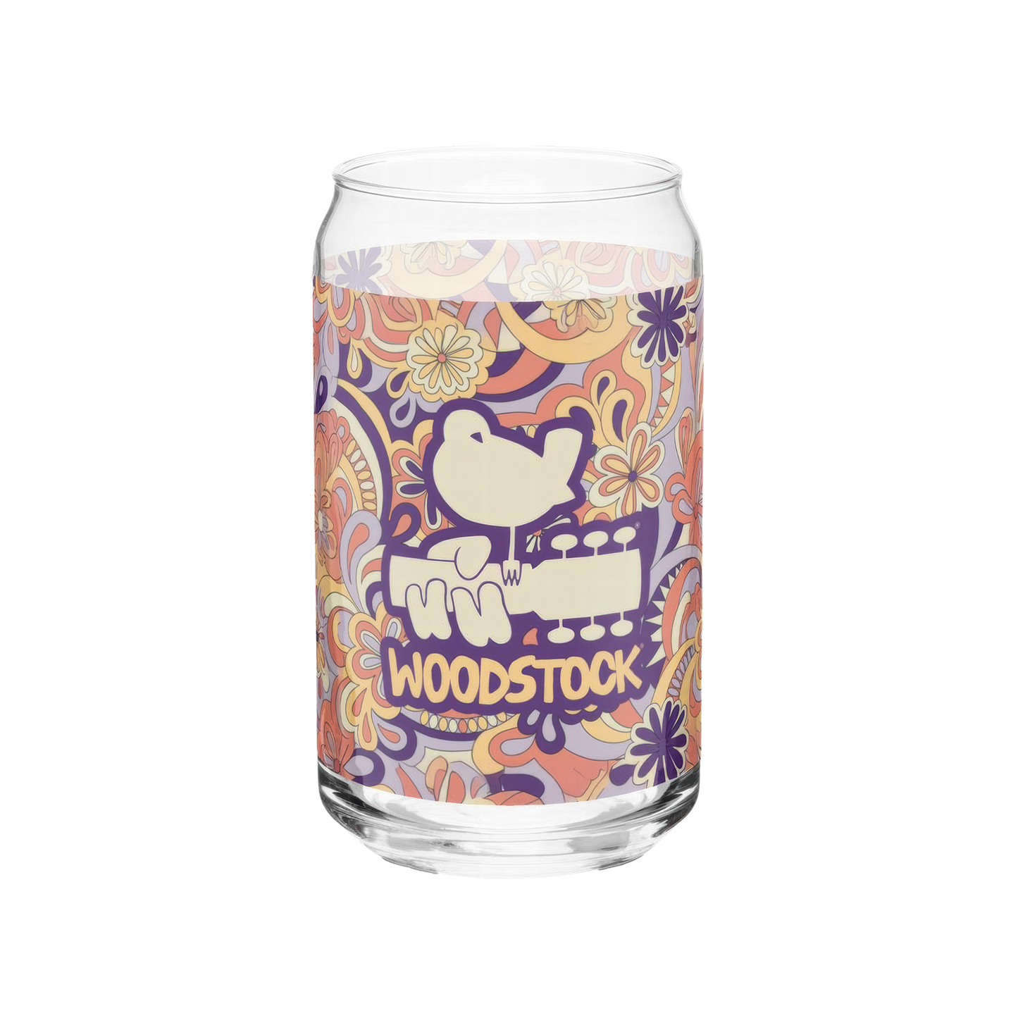 Woodstock Paisley Glass Cup