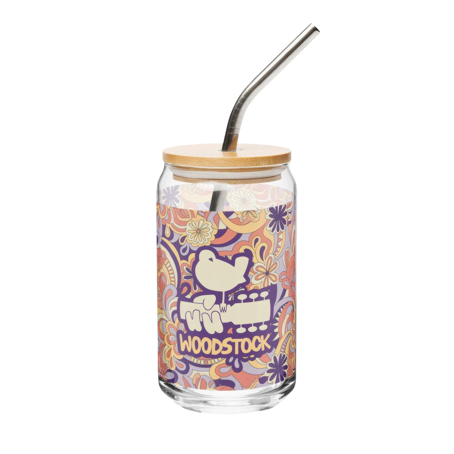 Woodstock Paisley Glass Cup