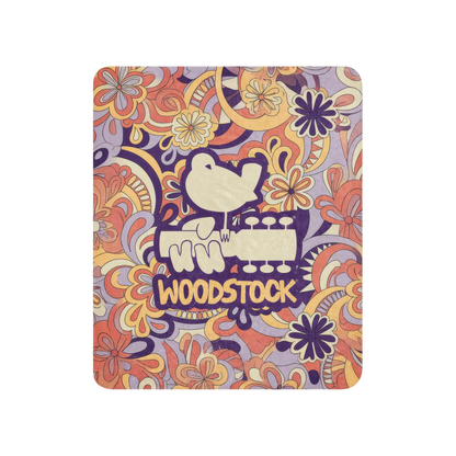Woodstock Paisley Sherpa Blanket 50" x 60"