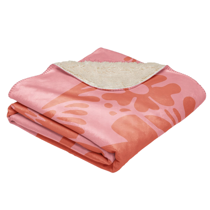 Woodstock Floral Sherpa Blanket 50x60