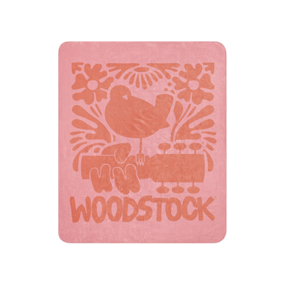 Woodstock Floral Sherpa Blanket 50x60