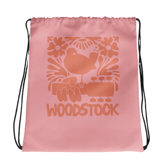 Woodstock Floral Drawstring Bag
