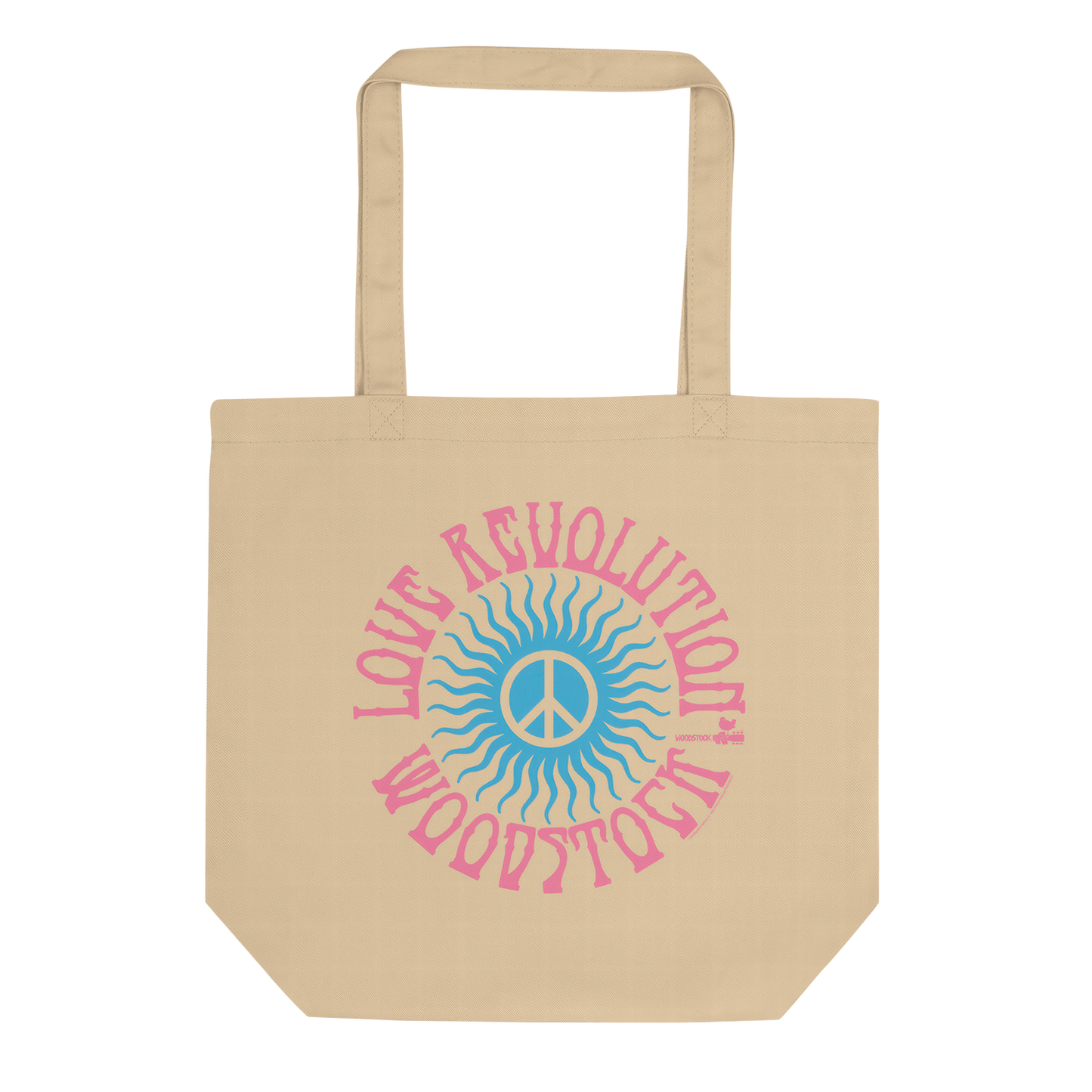 Love Revolution Peace Sign Tote