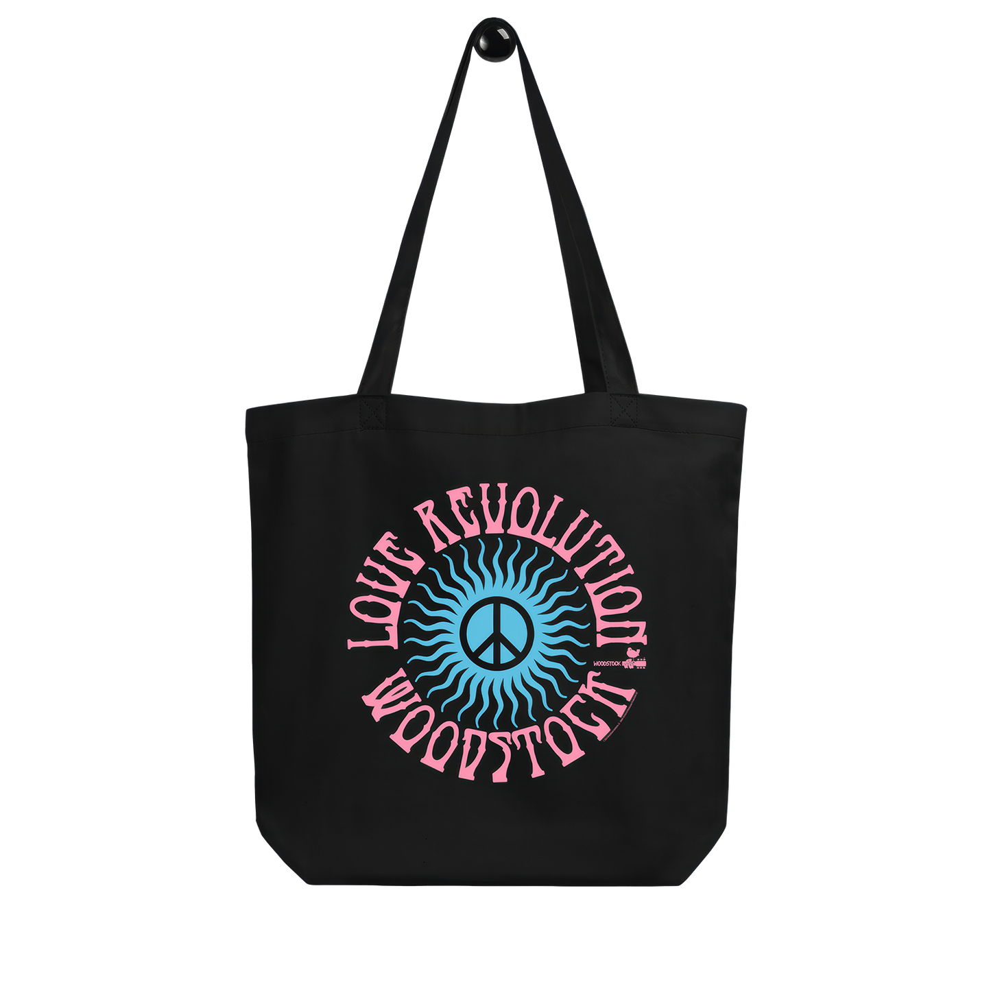 Love Revolution Peace Sign Tote