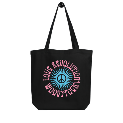 Love Revolution Peace Sign Tote