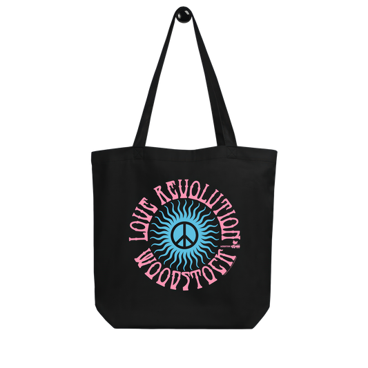 Love Revolution Peace Sign Tote