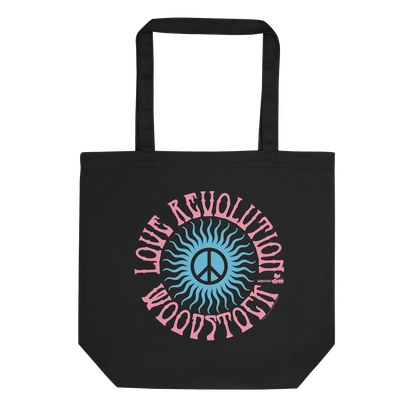 Love Revolution Peace Sign Tote