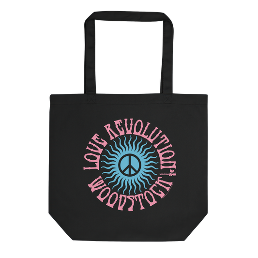 Love Revolution Peace Sign Tote